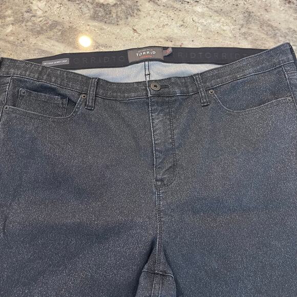 Torrid Black Skinny Jeans Plus Size 24 - Picture 4 of 9